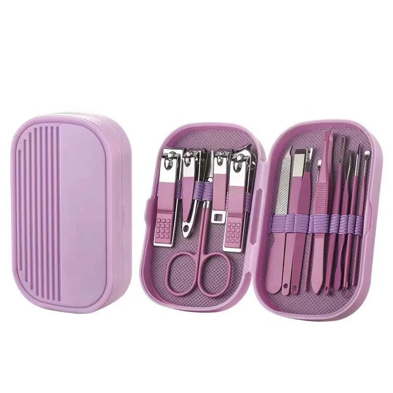 Portable Nail Clippers Manicure Nail Clippers Tools Dormitory Nail Clippers Dig Ear Spoons