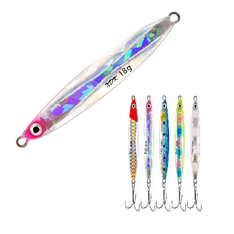 High Quality 18g 26g 35g With Hook Shore Casting Jigging Lure Lead Fish Fresh Salt Water Sea Fishing Metal Jig