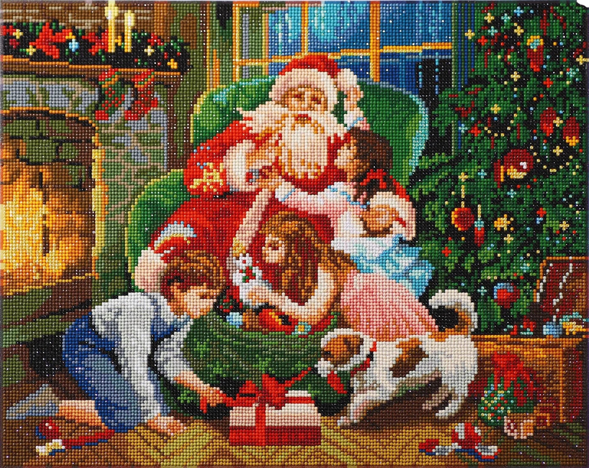 Wholesale 5D DIY Diamond Painting Kit AB Christmas Full Drill Round Square Animal Mosaic Classic Portrait Style Printed Design