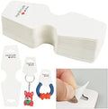 Necklace Display Cards Self Adhesive Jewelry Packaging Tags Keychain Bracelet Hair Accessories Fold Over Hanging Holder