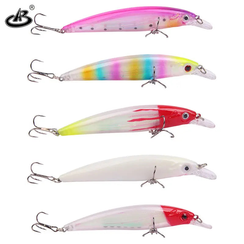 Fishing Tackle Accessories Fishing Lure Bait New Hard Bait Minuo 14cm 13g  Fishhooks With Luminous