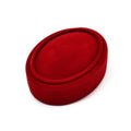 Hot-selling Velvet Necklace Box Oval Shaped Jewelry Boxes Custom Jewelry Box Velvet