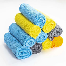 Hot-selling Multi-color High and Low Pile Absorbent Microfiber Towel