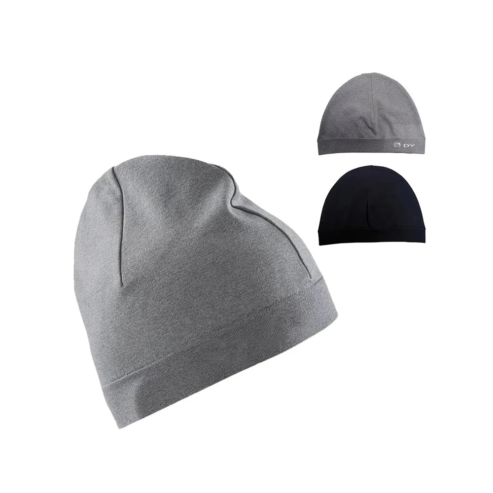 Custom Elastic Force Summer Beanie Hats Running Breathable Adult Daily Use Skull Cap With Character Camouflage Checkered Pattern