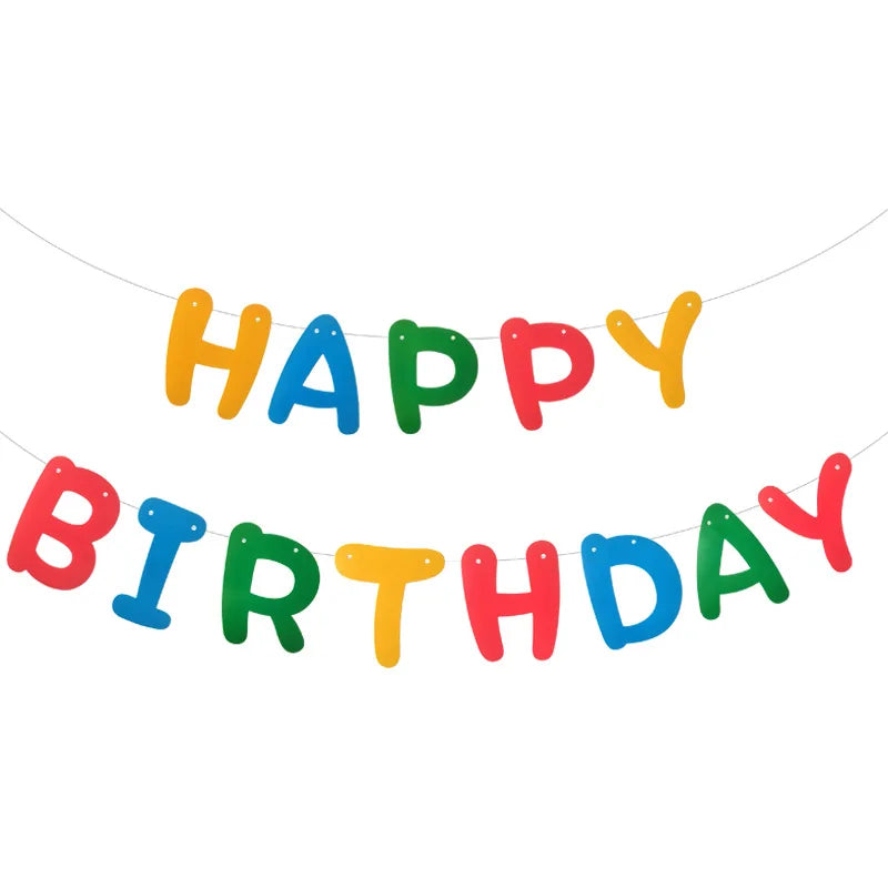 Ychon Birthday Decoration for Women Paper Garland for Birthday Party Decorations Happy Birthday Banner