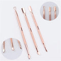 3Pcs Nail Cuticle Pusher Spoon Remover Manicure Woman Nail Clean Pedicure Stainless Steel Tools