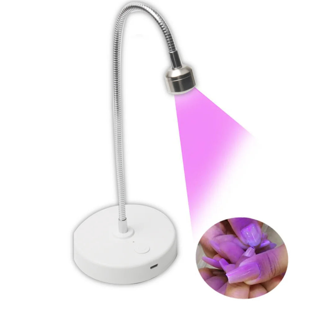 Rotatable Free Quick Gel Nail Polish Curing Lamp  Light Portable Mini Nail Dryer
