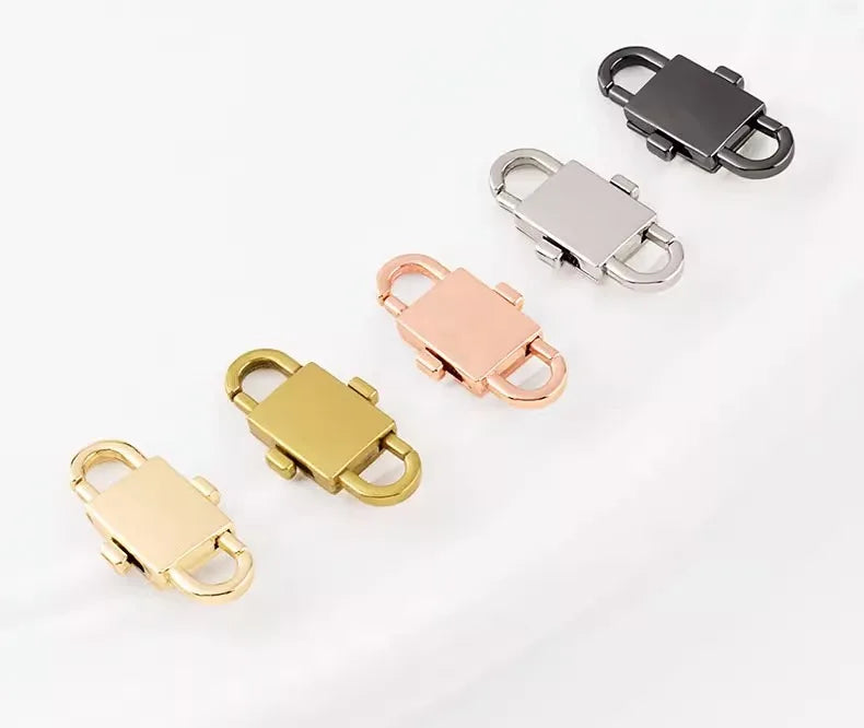 BC049 Bag Chain Change Length Hook Hang Snap Alloy Buckle Accessory Bag Adjustable Metal Buckles for Chain Strap Bag
