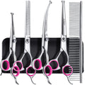 High Quality 75% Thinning Rate Vg10 Dog Grooming Scissors Foldable Big Teeth Chunker Thinning Shears PET Cleaning Plastic