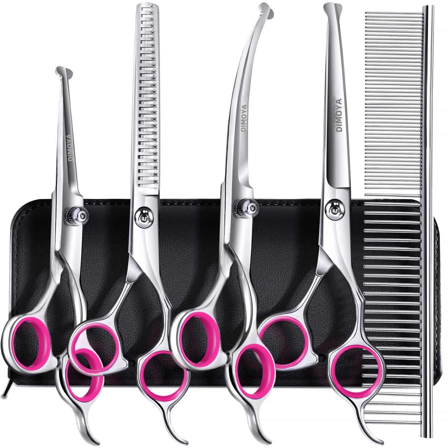 High Quality 75% Thinning Rate Vg10 Dog Grooming Scissors Foldable Big Teeth Chunker Thinning Shears PET Cleaning Plastic
