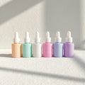 Wholesale Slant Shoulder Cylinder Glass Bottle 15ml Dropper Bottle Essence Essential Oil Bottle Skin Care Packaging