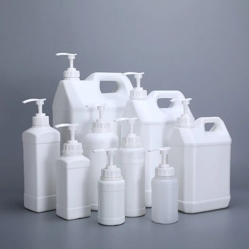 Kitchen Detergent Cleaner Plastic Barrel With Screw Pump Soap Water Lotion Refillable Dispensing Bucket