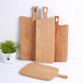 Kitchen Bamboo Sustainable Cheese Chopping Board for Meat and Vegetable Cutting with Handle Kitchenware