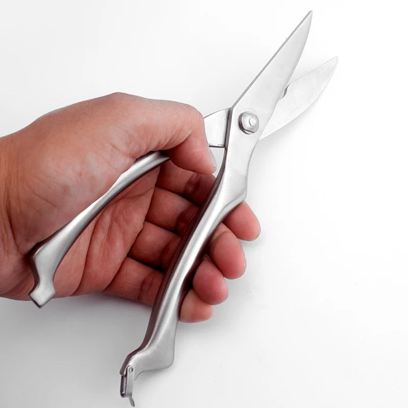 XITUO Stainless Steel Kitchen Scissors Powerful Chicken Bone Scissors Cutter Cook Shear Fish Duck Cut Chef Scissors Knife Tool