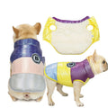 French Bulldogs Basset Hounds Shih Tzus Fat Dog Bulldog Cotton Vest for Autumn/Winter with Added Fleece Waterproof Warm