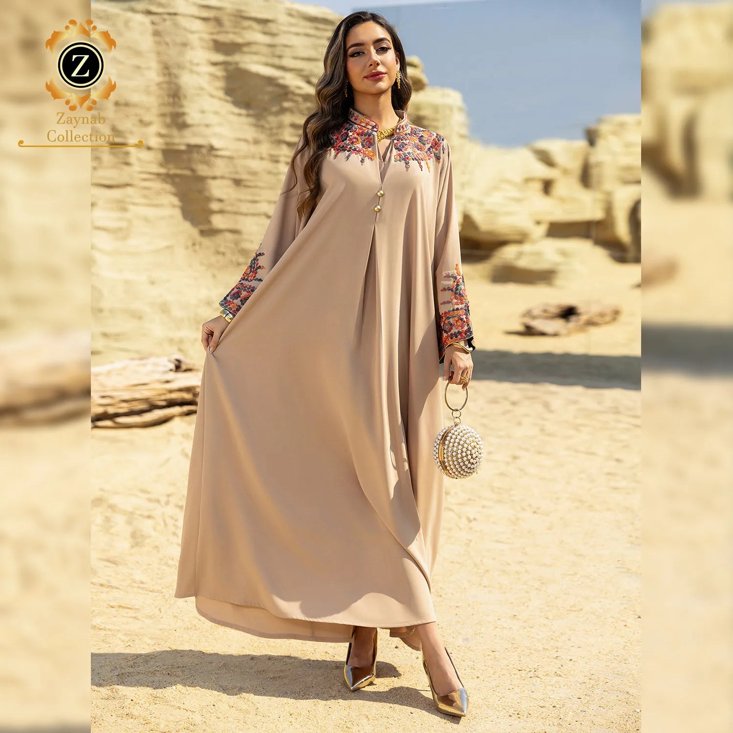 Zaynab Evening Dress Islamic Clothing Dubai Abaya Women Muslim Dress New Type Ladies Jalabiya Jalabiya Evening Dress