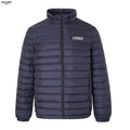 OEM Solid Color Waterproof Windbreaker Sports Work Uniform Rain Bubble Duck Down Padded Quilted Mens Winter Bomber Puffer Jacket