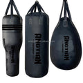 Angtian Manufacturer Custom Microfiber Leather Boxing Heavy Bags / Mma Muay Thai Heavy Punching Bags