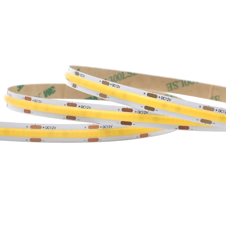 High Quality IP20 Waterproof Rgbw Cob Led Strip 3000K Light 12V 24V 220V Flexible Cob Rgb Led Strip