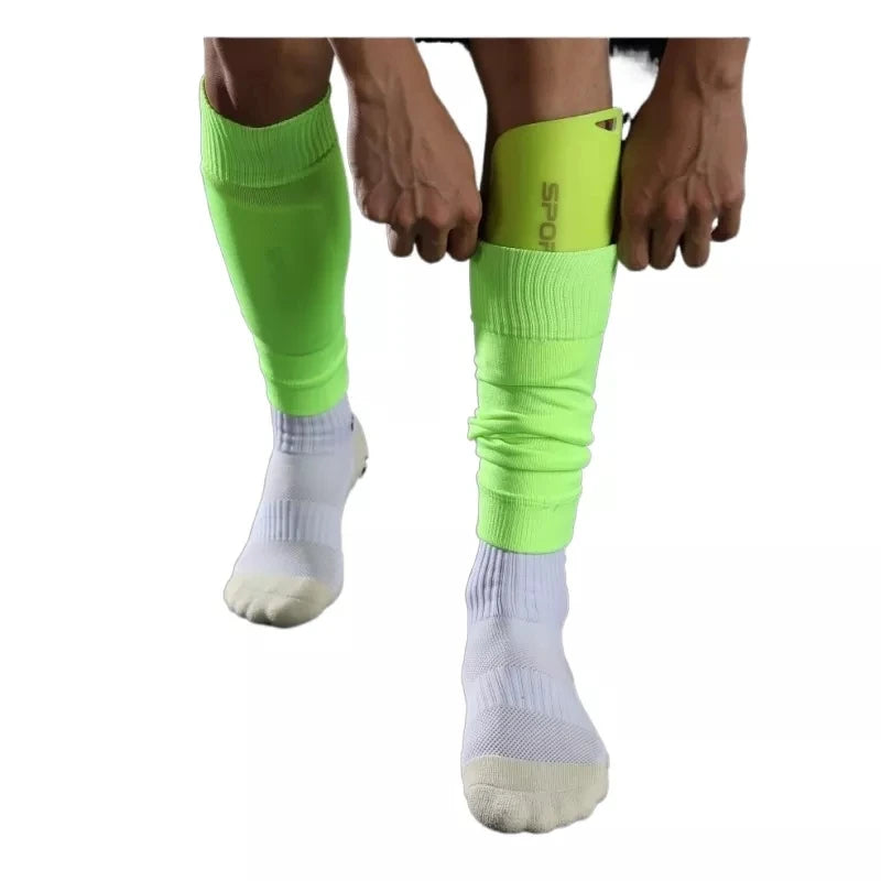 Adults Soccer Guards Leg Protector Football Shin Pads Football Shin Guards Breathable Calf Sleeve Sports Breathable Shin Guards