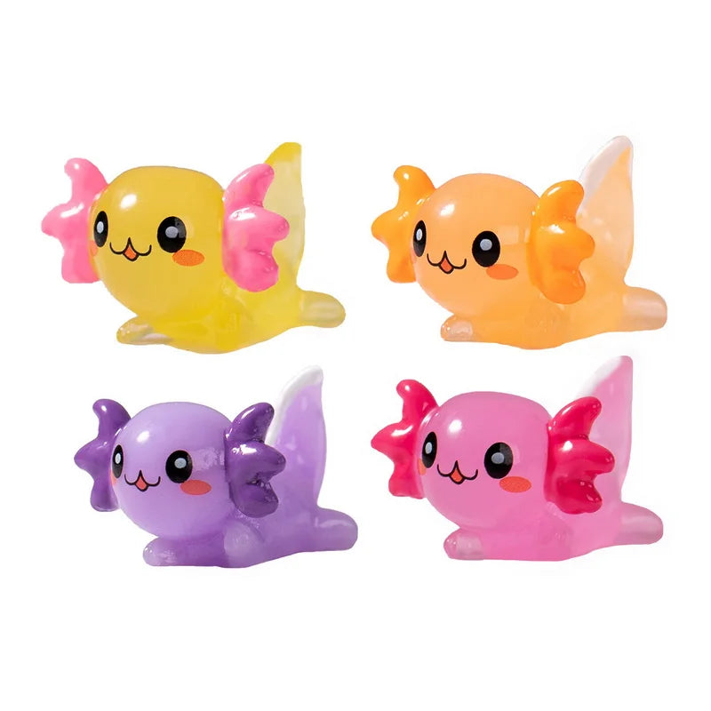 3D Miniature Doll Fish Tank Landscape Decorations Resin Hexagonal Dragon Model