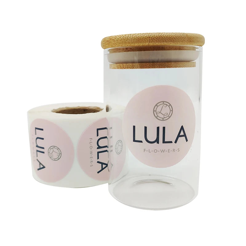 Printing Sticker Label Waterproof Paper Material Professional Custom Plastic Bottle Label Sticker Logo Design