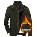 Men's Jacket Mid-Length Outdoor Casual Hooded Plus Size Coat Men's Jacket
