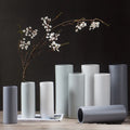 Wholesale Handmade Modern Irregular Nordic Ceramic Vases for Home Decor White Matte Flower Arrangement Ceramic Vase