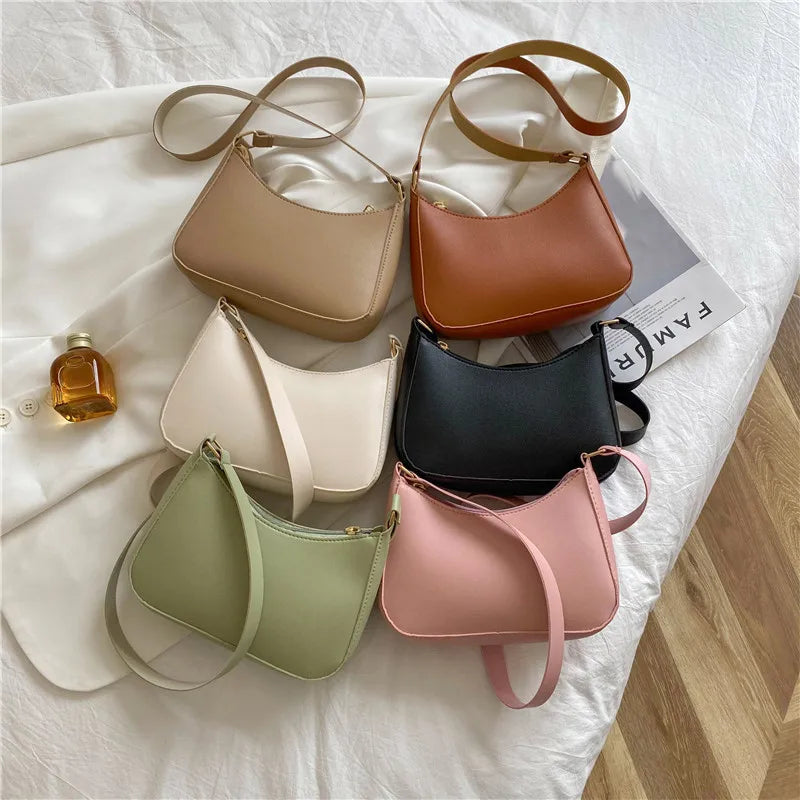 New Summer 2025 New Women's Bag Fashion Handbag Shoulder Bag Premium PU Leather Handbag