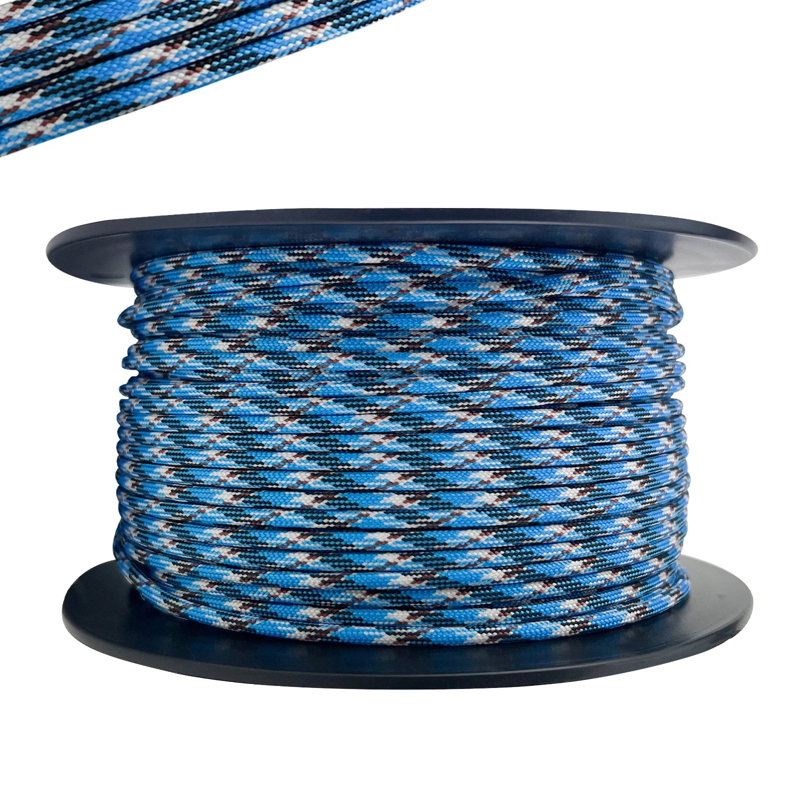 Portable 4mm Tactical Nylon String for Paracord Rope 1000ft/100ft/50ft/20ft for Survival Climbing Casual Outdoor