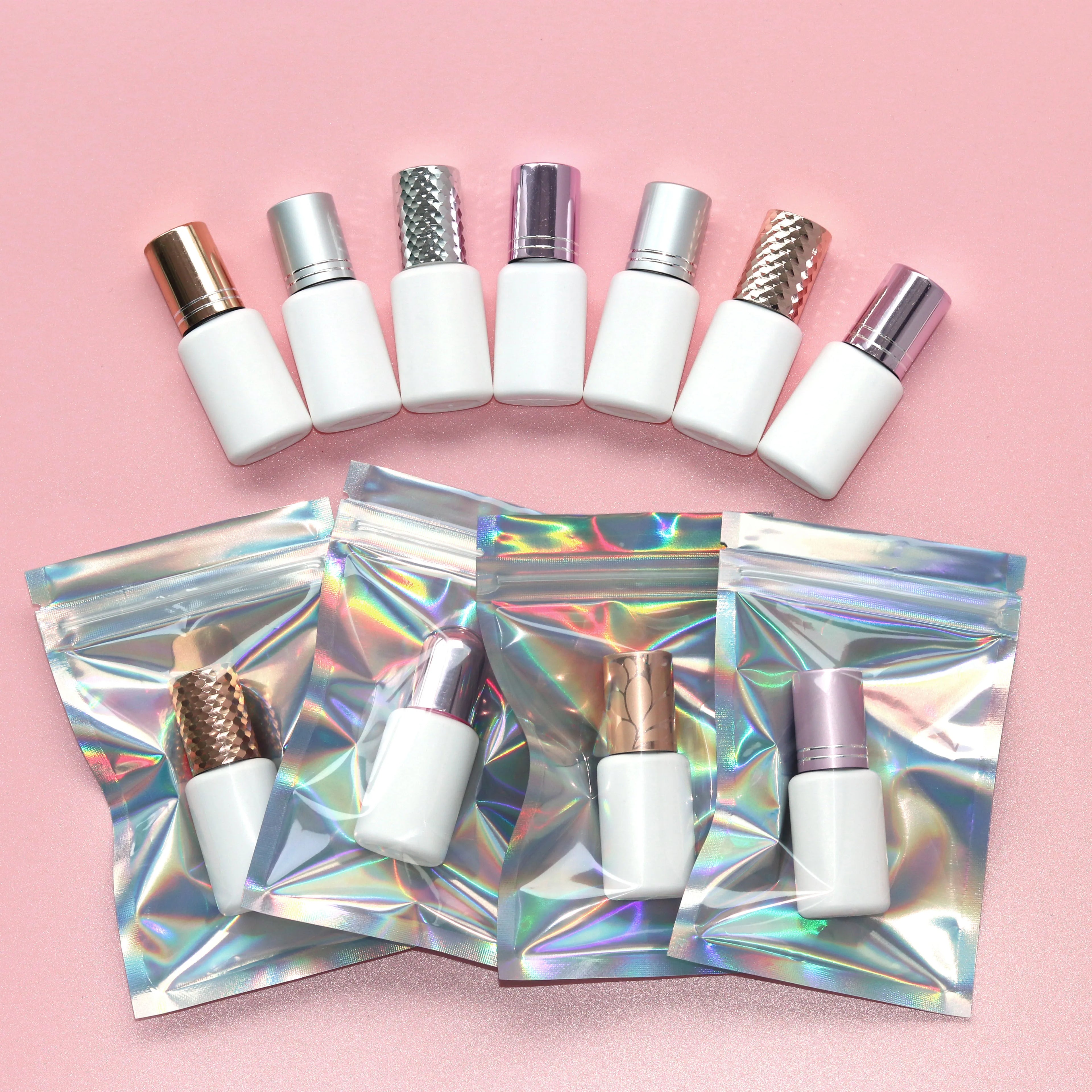 Custom 0.5-1 Second Eyelash Glue Fast Drying Latex Free Eyelash Adhesive Lash Extension Glue