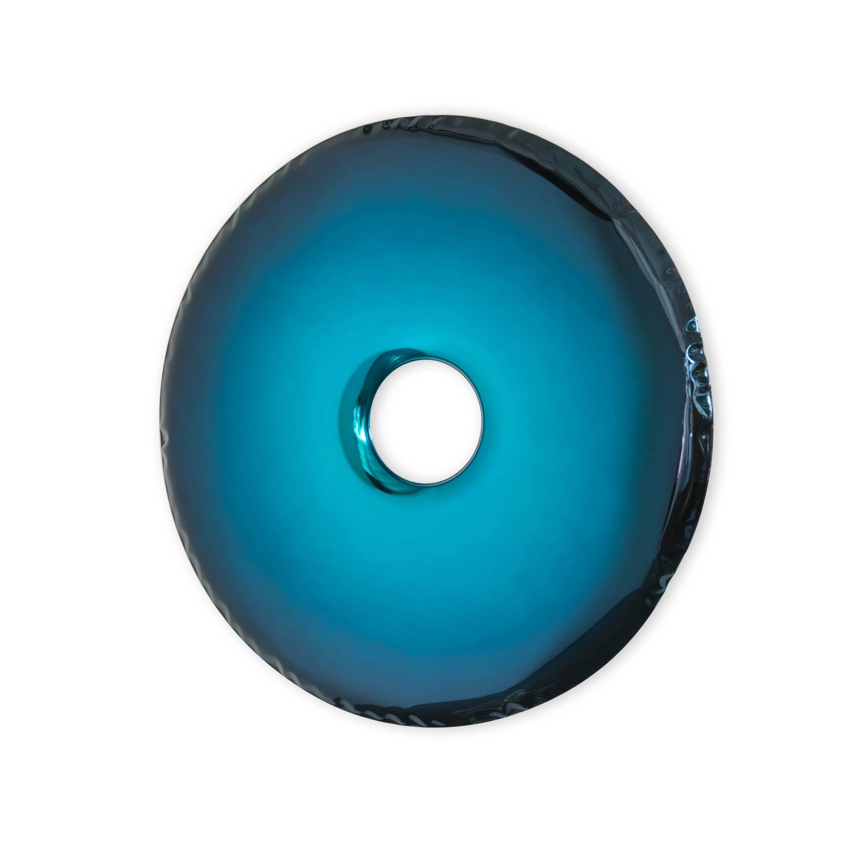 Luxury Home Decor Colorful Stainless Steel Metal Wall Art Round Donut 3D Wall Art Wall Hangings