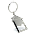 Real Estate Agency Company Business Gift Home Beer Opener Key Chain Ring Holder Realty Metal House Shaped Keychain Bottle Opener