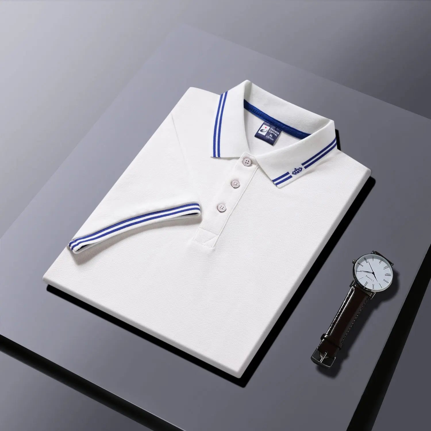 Wholesale Sports Polo Shirts Cotton Men's Polo Shirts Custom Embroidered Printed Casual Polo T-Shirts