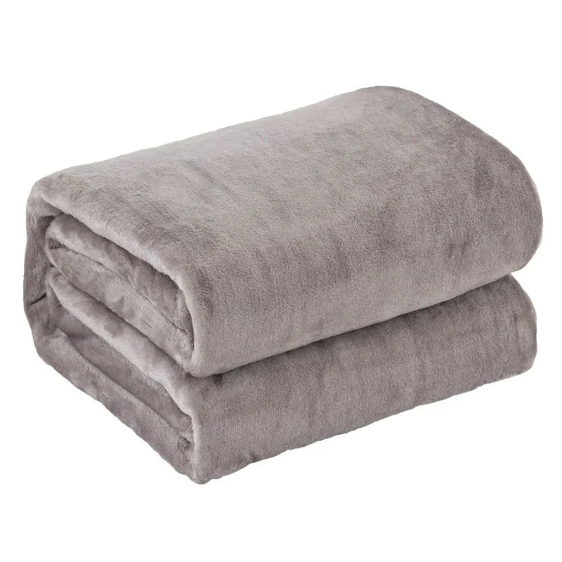 Manta Waterproof Polar Sherpa Para Sofa Blanket
