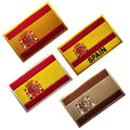 Kingdom of Spain Small Flag Clothing Decoration With Hook or Iron Patches