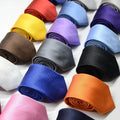 Hot Sale Los Hombres Corbata Proveedor Pure Colors Plain 8cm Neck Tie Polyester Solid Jacquard Woven Ties for Wedding