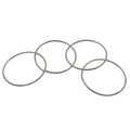 Close-up Classic Magic 4 Linked Rings Metal Connected Ring Trick Stage Magic Prop Connecting Rings Magic Props Toy for Magician