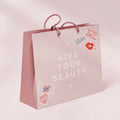 Fashion pink Tote Bag Thick High-grade Gift Clothing Store High-grade Paper Bag Gift Bag