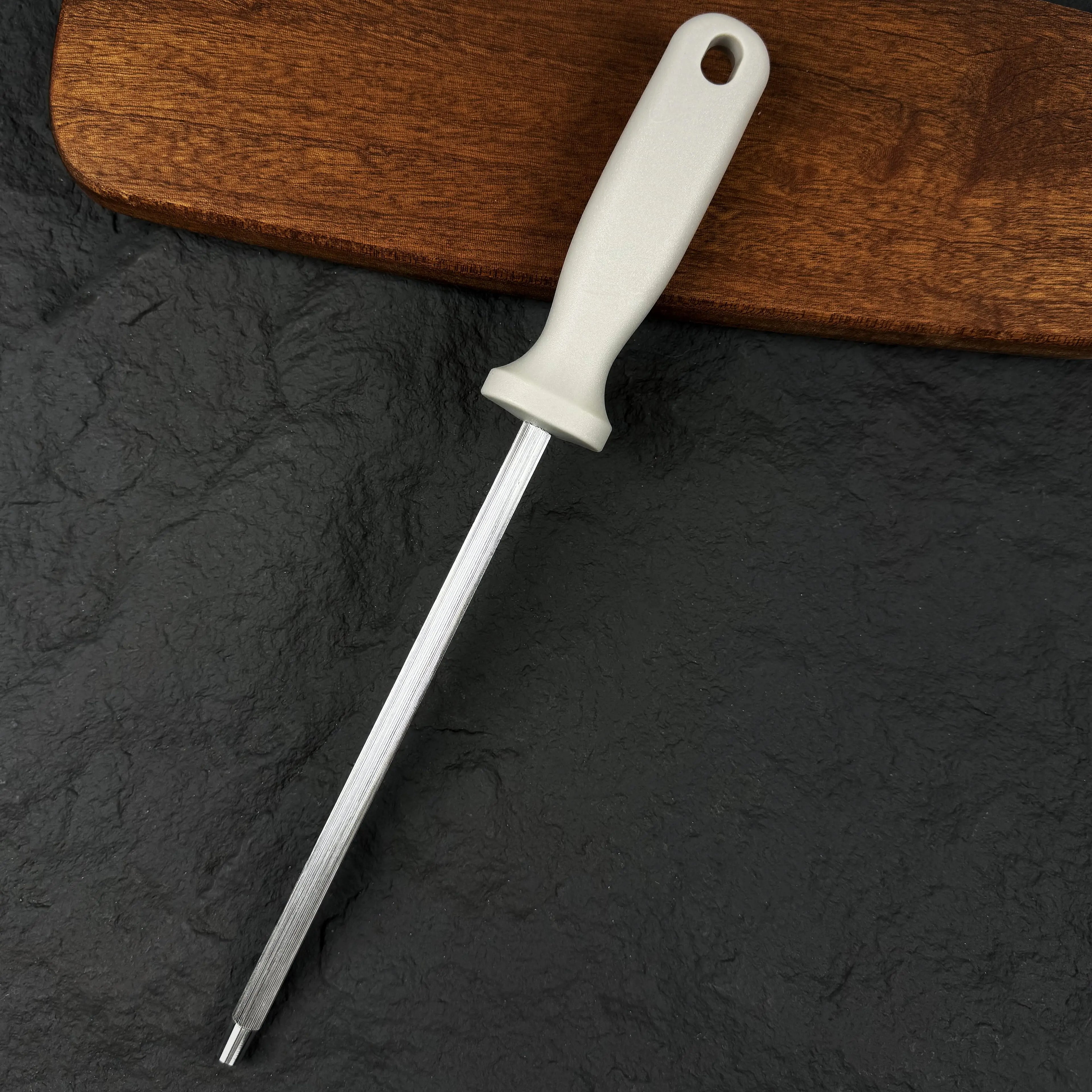 Sharpener Rod Professional Honing Premium Carbon Steel High-Carbon Steel Professional Kitchen Chef Stick
