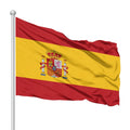 Custom 3x5ft 100% Polyester Spanish Flag Promotional Automotive Outdoor Decoration with 48h Fast Delivery for Spain Displays