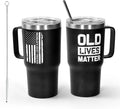 Custom Stainless Steel 20 oz Coffee Tumbler with Handle Double Wall Vacuum Insulated Coffee Cup Mug