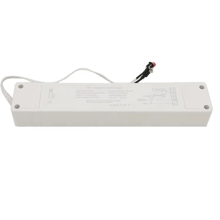 Hot Sale Customized Dual Output Plastic AC-DC LED Emergency Driver Kit for LED Lighting
