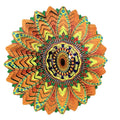 Factory Price 12 Inches Flower Wind Spinner Stainless Steel Rotating Metal Sheet 3D Wind Chime Pendant Decoration Gift