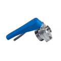 Sanitary Stainless Steel Male Thread And Weld Connection Butterfly Valve