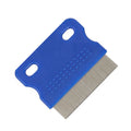 D-210923-2 Plastic Stainless Steel Red Yellow Green Blue pink  Deinsectization Pet Comb