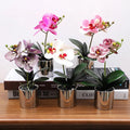 Wholesale Artificial Real Touch Phalaenopsis Orchid Flowers for Home Living Room Decoration Flower