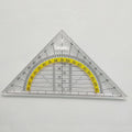 16cm Geometry 45 Degree Half-Square Triangle Ruler Protractor Triangle Ruler