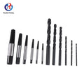 6Pcs Twist Drill Spiral Drill Bit and 6Pcs Remover Bolt Stud Easy Remove Out Dead Broken Screw Extractor  Set