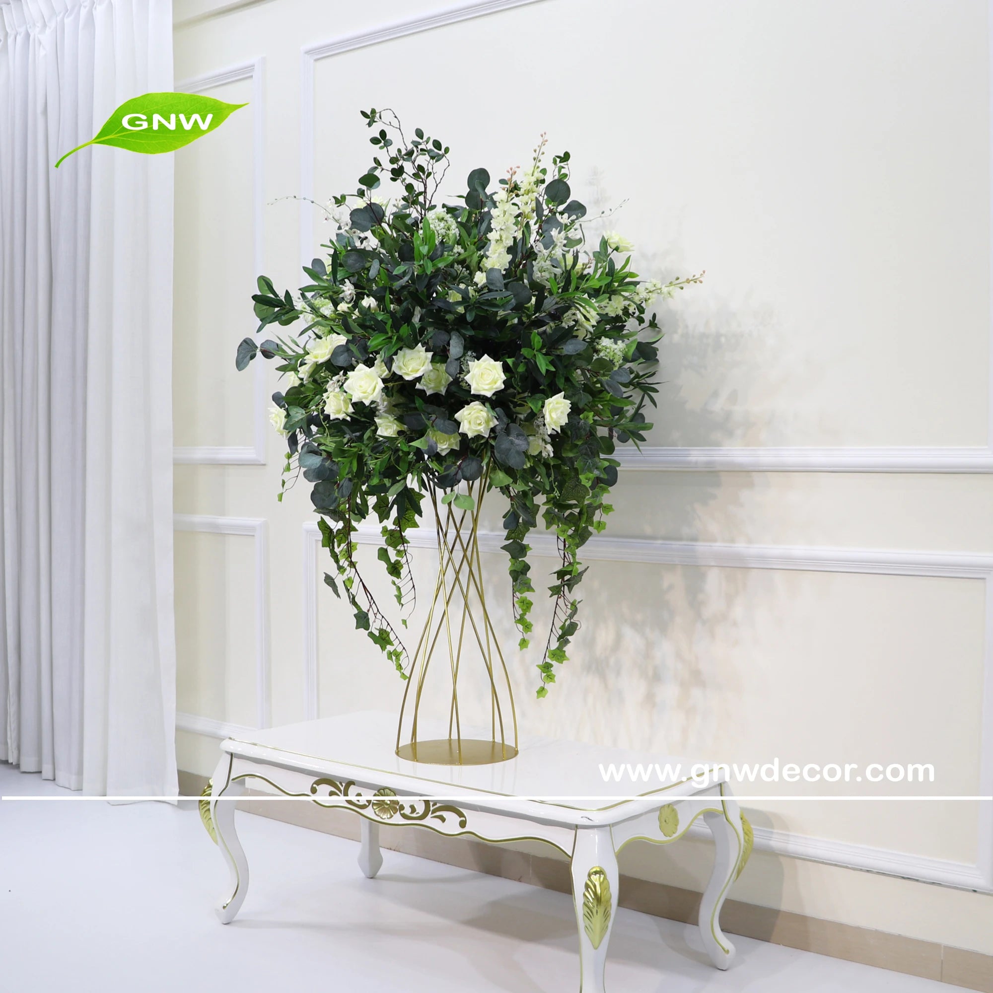 GNW Latest Design Greenery Flower Ball for Wedding Centerpiece